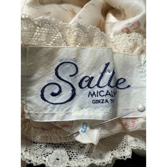 Vintage Nightgown Pajamas Floral Flowers - Picture 14 of 14